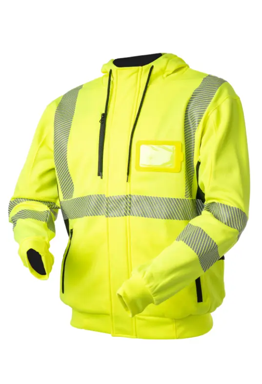 Priha huomiovärinen College hupparitakki kelta/musta - 4323