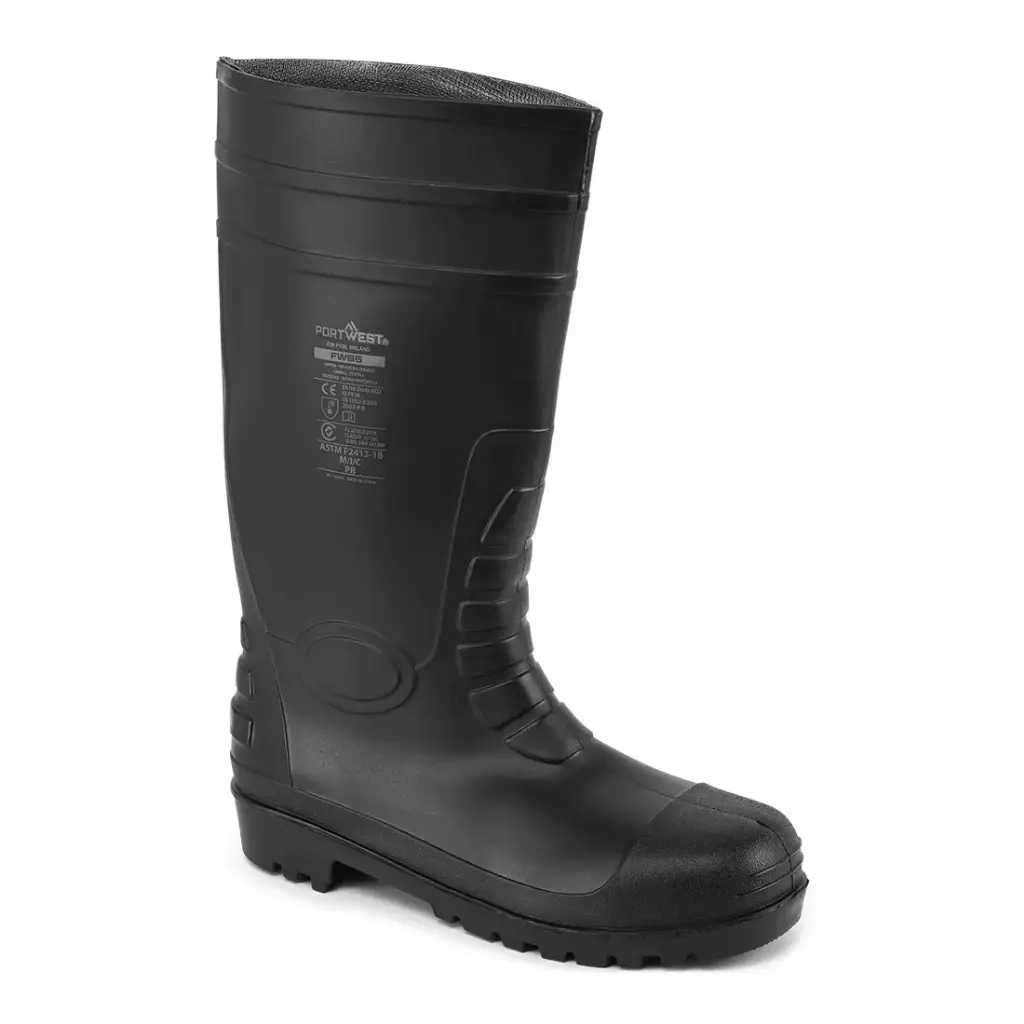 Turvakumisaapas Safety Wellington musta 45 S5 PW