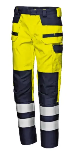 Multinormi kelta/marin riipputaskuhousut Sir Safety 52